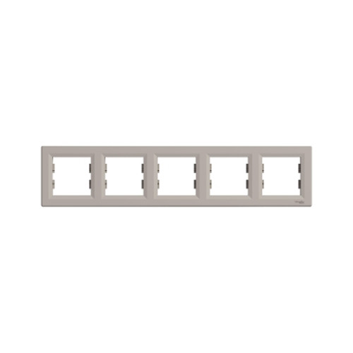 Рамка горизонтальная SE EPH5800569 Asfora 5 постовая бронза