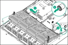 Опция HP Enterprise/DL38X Gen10 4LFF Midplane SAS/SATA HDD Kit