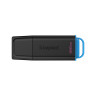 USB-накопитель Kingston DTXG2/128GB 128GB Чёрный/Голубой