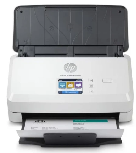 Сканер HP Europe/ScanJet Pro N4000 snw1/JPG, BMP, TIF, DOC, XLS, PDF/4000 листов в день