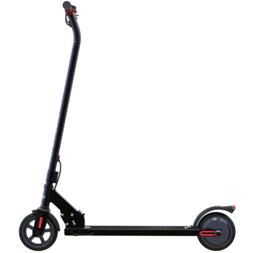 Электросамокат HIPER Slim VX665 Black, колеса 6.5" шины литые шины, 250 Вт мотор, батарея 6Ач(36В,216Втч), до 24кмч, черный