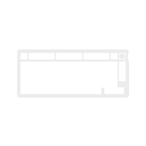 Запчасть к клавиатуре верхняя панель HyperX Alloy Rise - White 85U09AA