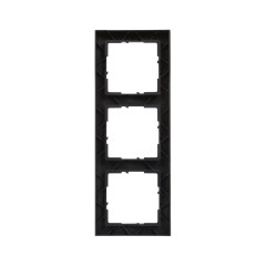 Рамка декор. универсальная 3-постовая Suno Антрацит