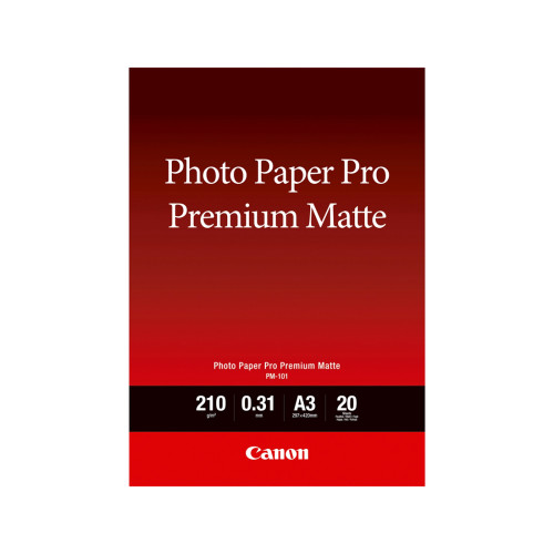 Матовая фотобумага Canon Pro Premium Matte PM-101 A3, 20 шт.