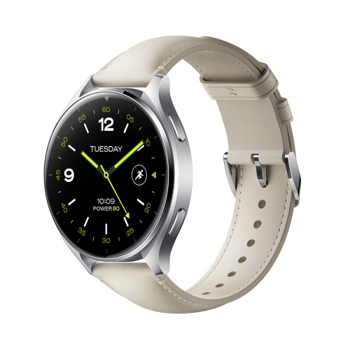 Кожаный ремешок Xiaomi Watch Leather Strap White