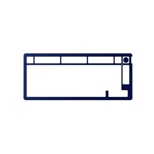 Запчасть к клавиатуре верхняя панель HyperX Alloy Rise 75 - Navy Blue 85U15AA