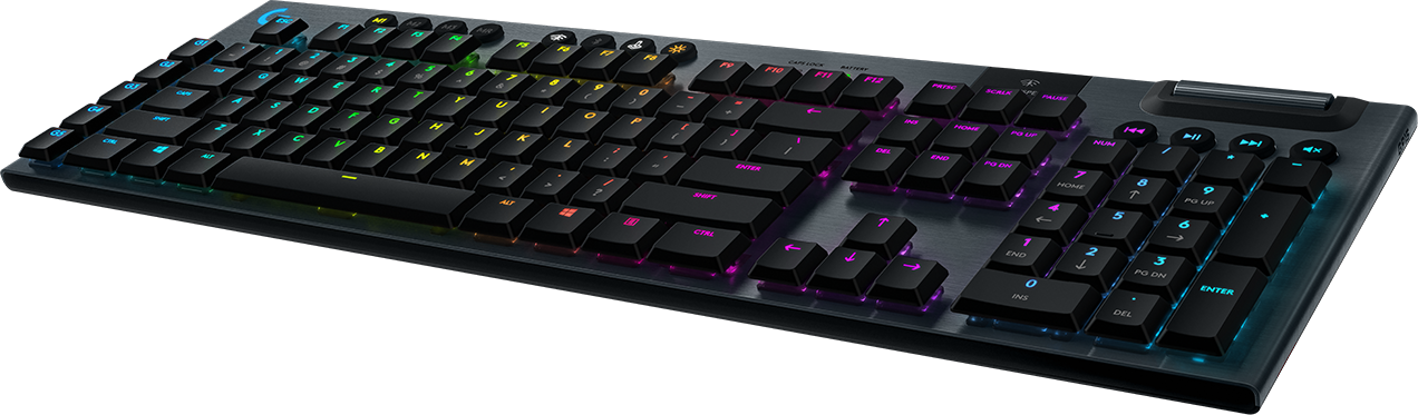 Клавиатура игровая Logitech G915 LIGHTSPEED RGB GL Tactile (механическая, беспроводная) (M/N: Y-R0069 / CU0021)
