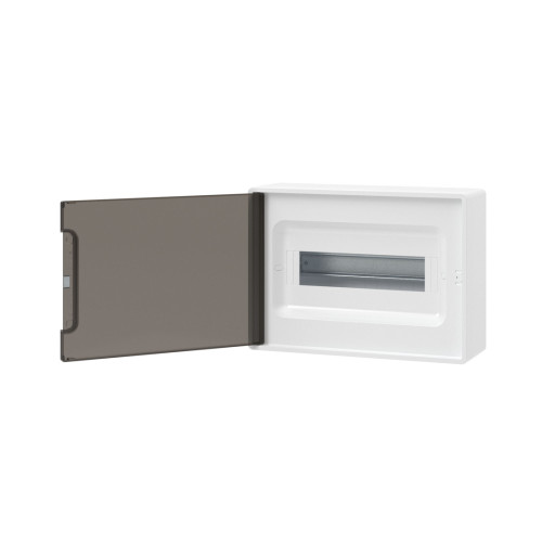 Щиток настенный FRAME белый DKC F12W1WD 12 модулей с тонированной дверцей