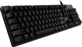Клавиатура игровая Logitech G512 CARBON LIGHTSYNC RGB Mechanical Gaming Keyboard with GX Brown switches-CARBON-RUS-USB-N/A-INTNL-TACTILE (M/N: Y-U0034)