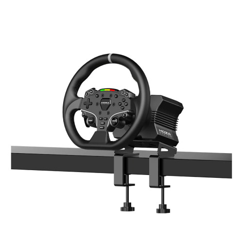 Комплект для симрейсинга MOZA R5 (база R5, руль ES, двойные педали SR-P Lite, настольный зажим)