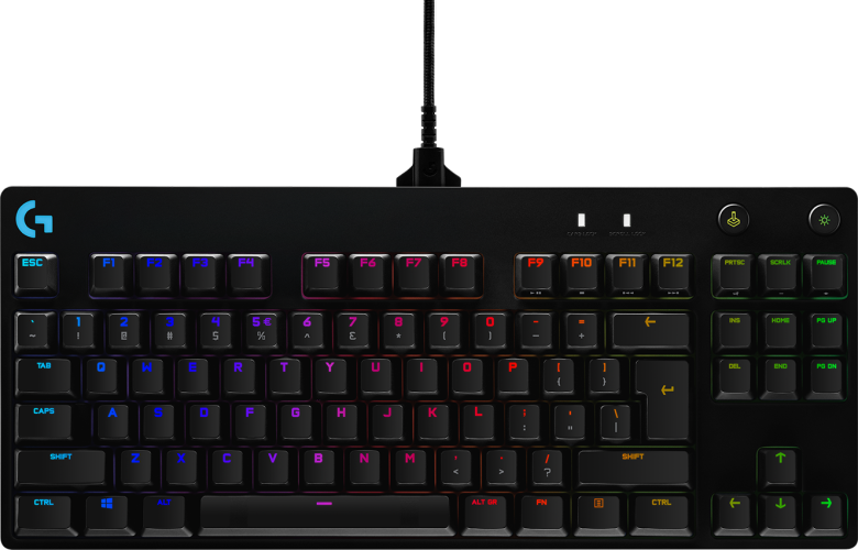 Клавиатура игровая Logitech G PRO Mechanical Gaming Keyboard - N/A - RUS - USB - N/A - INTNL (M/N: YU0039)