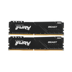 Комплект модулей памяти Kingston FURY Beast KF432C16BB1K2/32WP DDR4 32GB (Kit 2x16GB) 3200MHz Чёрный