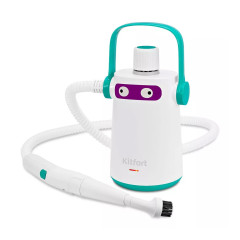 Пароочиститель Kitfort КТ-9109-3 бело-бирюзовый