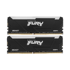 Комплект модулей памяти Kingston FURY Beast RGB KF432C16BB12AK2/32WP DDR4 32GB (Kit 2x16GB) 3200MHz