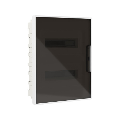 Щиток встраиваемый FRAME белый DKC F24B1WD 24 модуля с тонированной дверцей