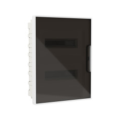 Щиток встраиваемый FRAME белый DKC F24B1WD 24 модуля с тонированной дверцей