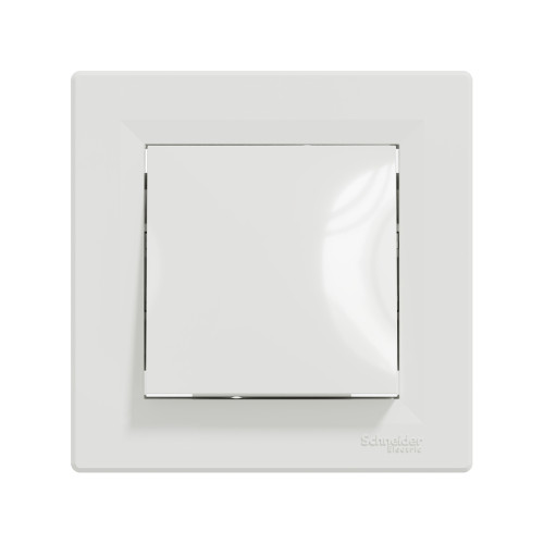 Переключатель одноклавишный SE EPH0400121 Asfora в сборе белый