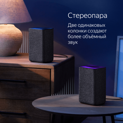 Яндекс.Станция 2 - умная колонка с Алисой YNDX-00051 Черная