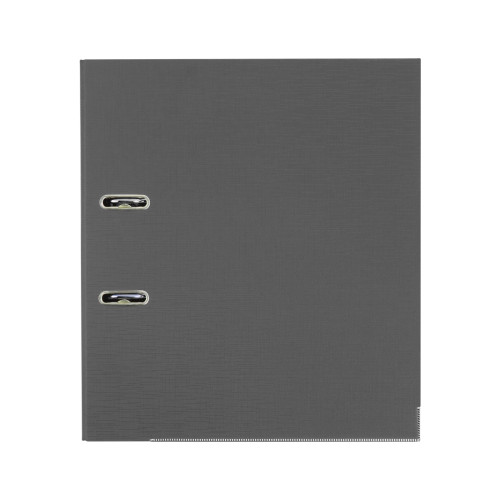 Папка-регистратор Deluxe с арочным механизмом, Office 2-GY27, А4, 50 мм, серый