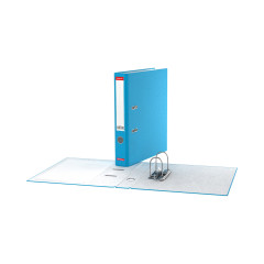 Папка - регистратор с арочным механизмом ErichKrause®, Neon, А4, 50 мм, голубой