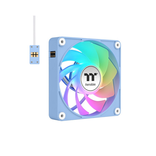 Кулер для компьютерного корпуса Thermaltake CT120 ARGB Sync PC Cooling Fan Hydrangea Blue (3 pack)