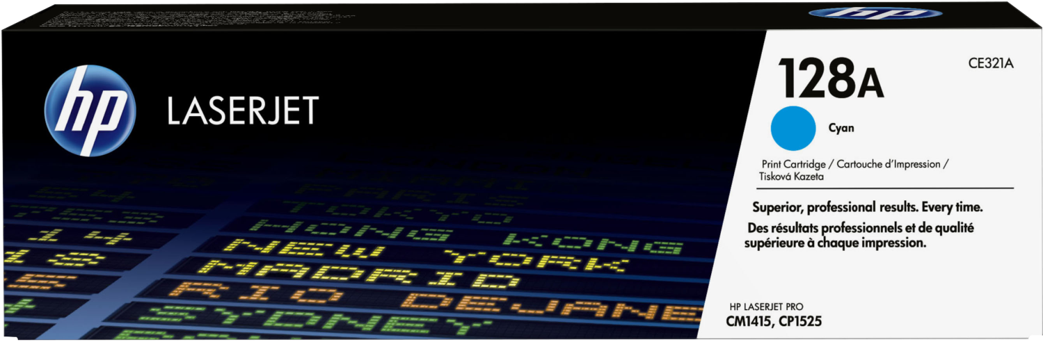 Картридж HP LaserJet Pro CP1525/CM1415 Cyn Crtg для CLJ CP1525/CM1415MFP