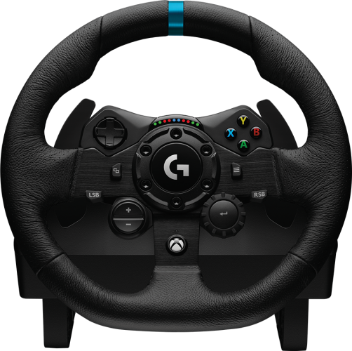 Контроллер для игровых симуляторов Logitech G923 (гоночный руль и педали для Xbox Series X/S, Xbox One и ПК) (M/N: WU0007)