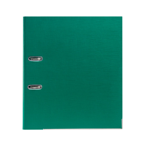 Папка-регистратор Deluxe с арочным механизмом, Office 3-GN36 (3" GREEN), А4, 70 мм, зелёный