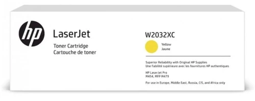 Картридж HP Europe/415X/Лазерный цветной/№415/Жёлтый/0 мл