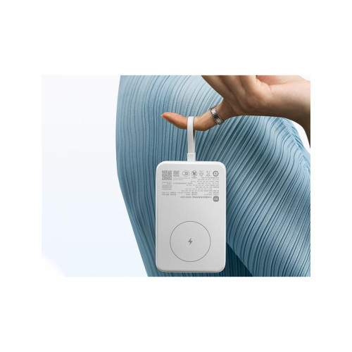 Портативный внешний аккумулятор Xiaomi 33W Magnetic Power Bank 10000mAh (Integrated Cable) Gray