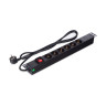 Сетевой фильтр SVC PD-6SCH 1,8 м. 220 в.