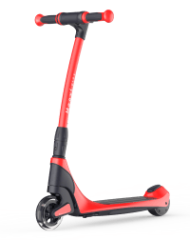 Электросамокат TRIBE Kid Go, красный, 5/4" колеса, 40 Вт мотор, 2,5 Ач батарея, TES-KIDGORED