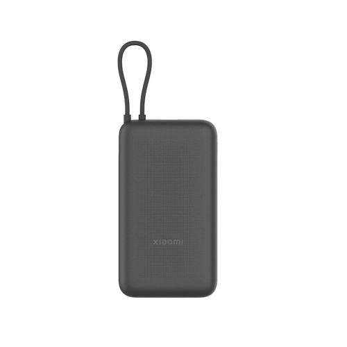 Портативный внешний аккумулятор Xiaomi Power Bank 20000mAh (Integrated Cable) GL Dark Gray