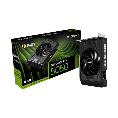 Видеокарта PALIT RTX5050 STORMX 8G (NE65050019P1-GB2070F)