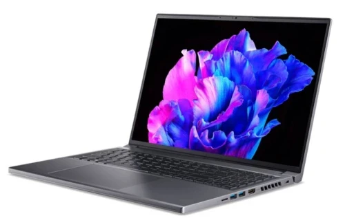 Ноутбук Acer/SFX16-61G-R12Z Swift X 16/1г/Ryzen 9/7940HS/4 GHz/16 Gb/PCIe NVMe SSD/1024 Gb/No ODD/GeForce/RTX 4050/6 Gb/16 ''/2880x1800/Без операционн
