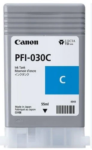 Картридж Canon/Ink PFI-030/Струйный широкоформатный/Синий/55 мл