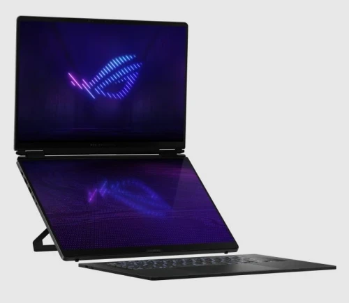 Ноутбук Asus/ROG Zephyrus Duo 16/GX651AX-SR117W/1г/Core Ultra 9/386H/2,1 GHz/64 Gb/PCIe NVMe SSD/1000 Gb/GeForce/RTX 5090/24 Gb/16 ''/2880x1800/серый