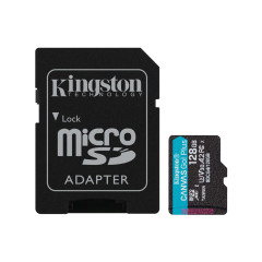 Карта памяти Kingston SDCG4/128GB Canvas Go Plus A2 U3 V30 128GB