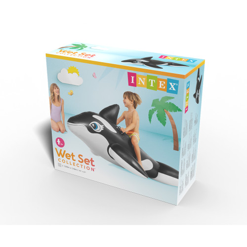 Надувная игрушка Intex 58561NP в форме касатки для плавания