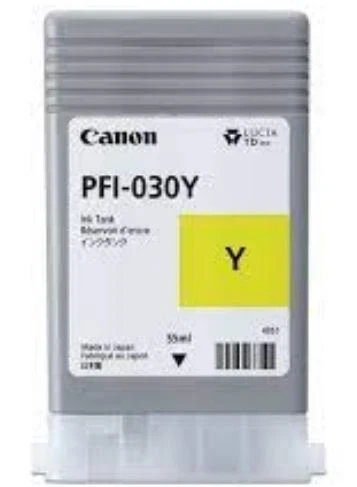 Картридж Canon/Ink PFI-030/Струйный широкоформатный/Жёлтый/55 мл