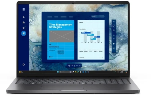 Ноутбук Dell/Pro 16 PC16255/3г/Ryzen AI 5/PRO 340/2 GHz/16 Gb/SSD/512 Gb/No ODD/Radeon/840M/16 ''/1920x1200/Windows 11/Pro/Backlit Kb/Fingerprint Read
