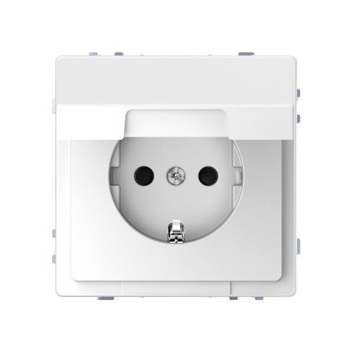 Розетка мех-м MERTEN MTN2310-6035 D-Life 16А с крышкой белый лотос