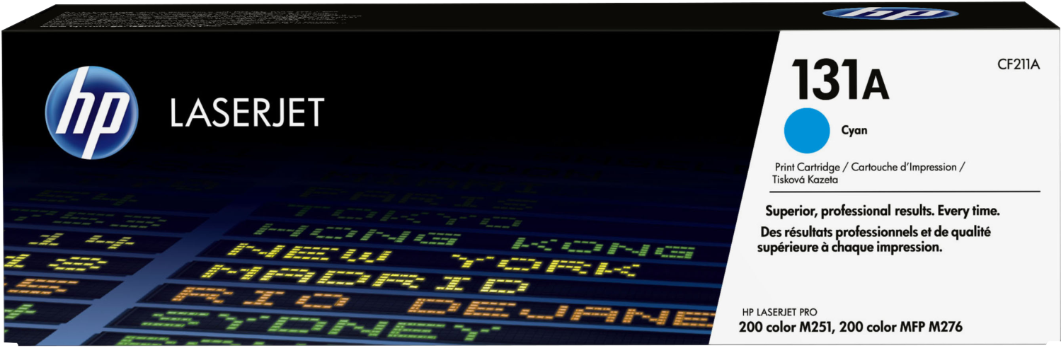 Картридж HP CF211A 131A Cyan LaserJet Toner Cartridge for LaserJet Pro 200 M251/Pro 200 M276, up to 1800 pages.