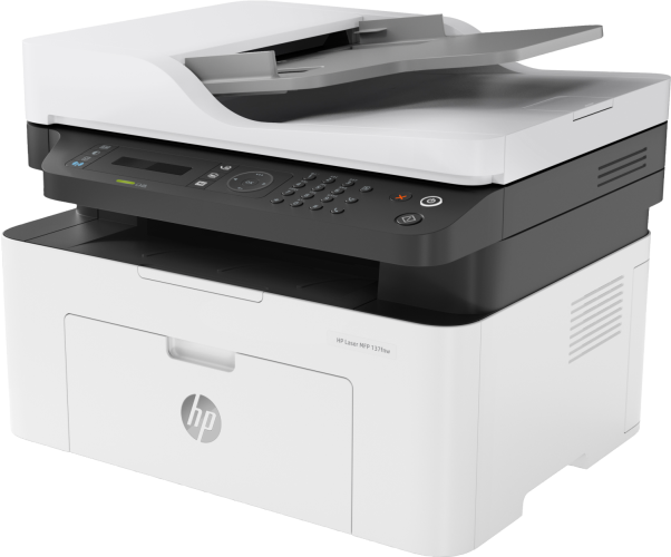 МФУ HP 4ZB84A Laser MFP 137fnw Printer (A4) , Printer/Scanner/Copier/ADF/Fax, 1200 dpi, 20 ppm, 128 MB, 600 MHz, 150 pages tray, USB+Ethernet+WiFi, Duty 10K pages