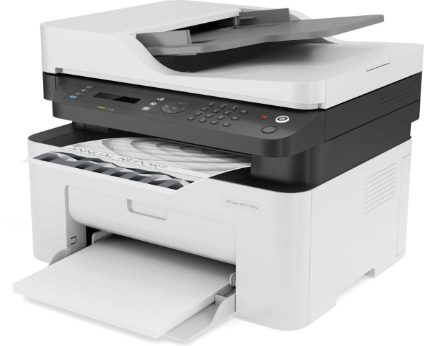МФУ HP 4ZB84A Laser MFP 137fnw Printer (A4) , Printer/Scanner/Copier/ADF/Fax, 1200 dpi, 20 ppm, 128 MB, 600 MHz, 150 pages tray, USB+Ethernet+WiFi, Duty 10K pages