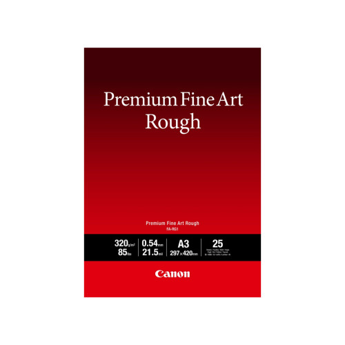 Глянцевая Фотобумага Canon Fine Art Rough FA-RG1 A3, 25 ШТ. (100% Хлопок, Грубая Текстура (Rough)