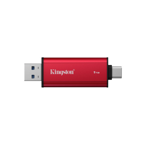 Внешний SSD диск Kingston 1TB Dual Portable Красный