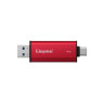 Внешний SSD диск Kingston 1TB Dual Portable Красный