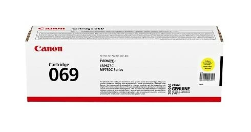 Картридж Canon/069/Лазерный цветной/Жёлтый