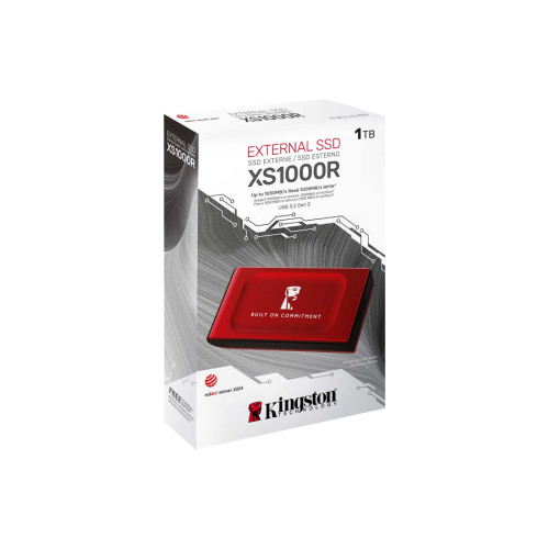 Внешний SSD диск Kingston 1TB XS1000 Красный